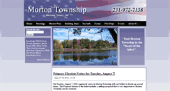 Desktop Screenshot of mortontownship.org