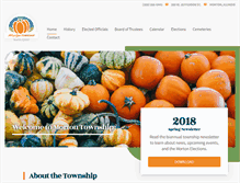 Tablet Screenshot of mortontownship.net